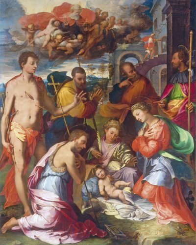 La Natividad, 1534 de Perino del Vaga